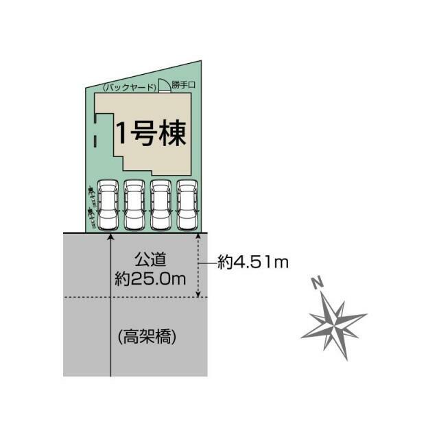 名古屋市北区喜惣治2丁目1棟 区画図