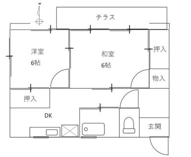 ２ＤＫ（和６、和４．５、ＤＫ）