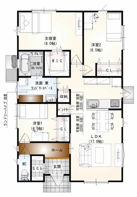 物件画像 北九州市若松区 老松２丁目 (若松駅) 1階建 3LDK