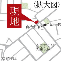 現地案内図・拡大