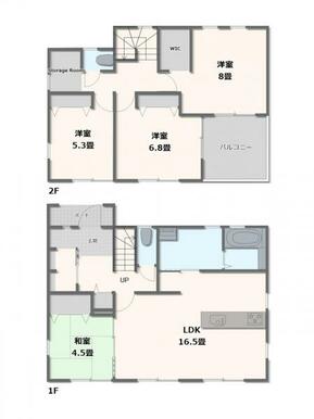 1号棟・4LDK+S+WIC+SIC
