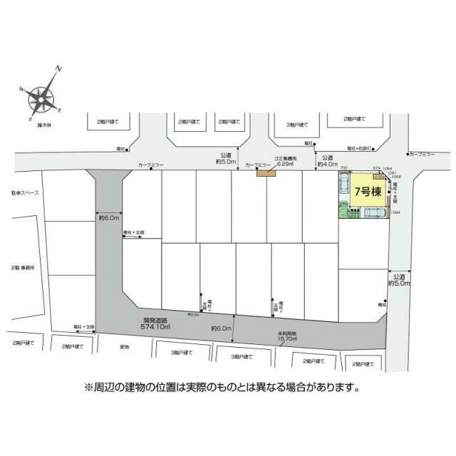 三芳町北永井3期 区画図