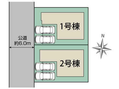 みよし市三好丘桜3丁目2棟 区画図