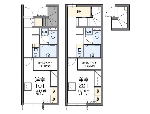 レオパレスZ 209 1K 仲多度郡多度津町の貸アパートの物件情報