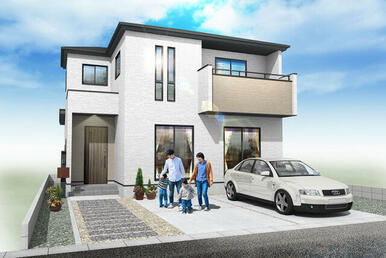 ２号棟外観完成予想図