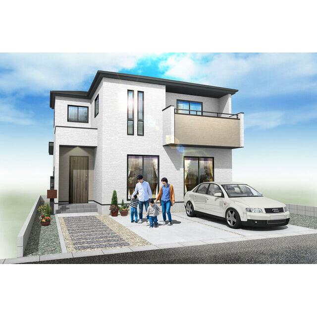 ２号棟外観完成予想図