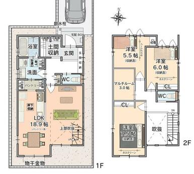 Ｂ棟　間取り図