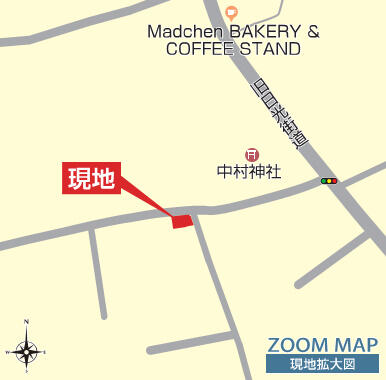 現地案内図・拡大図