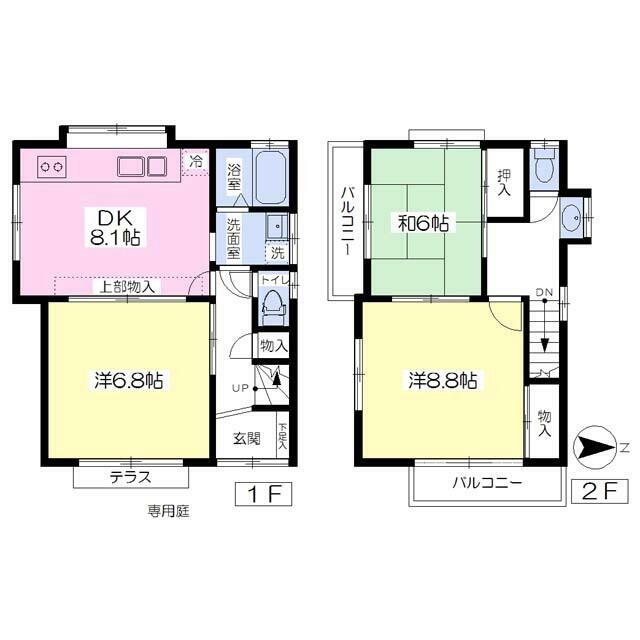 ペット・楽器相談可・敷地無料駐車場１台