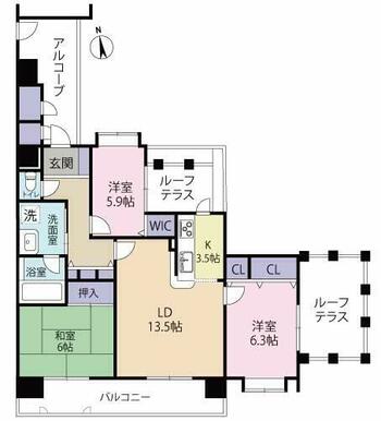 間取り図です。