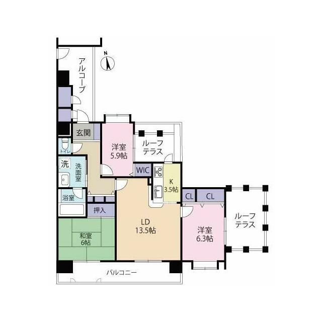 間取り図です。