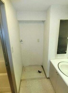 室内洗濯機置き場♪