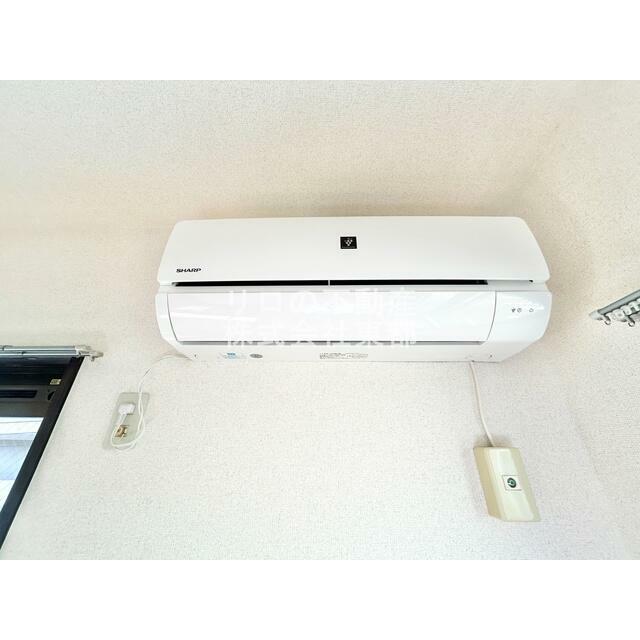 エアコン設置済みなので入居後すぐに使えて快適です！