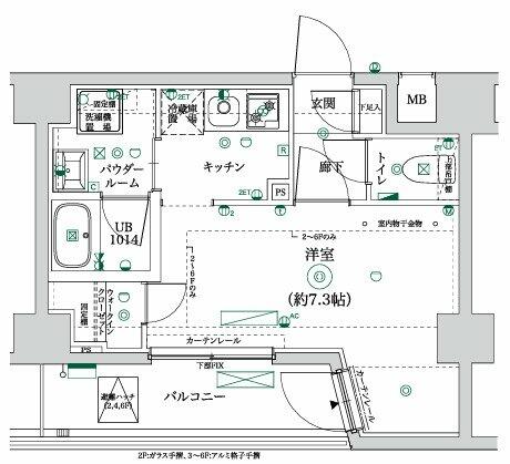 MAXIV武蔵新城TRE 302 1K 川崎市高津区の新築貸マンション