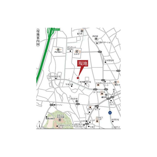 現地案内図