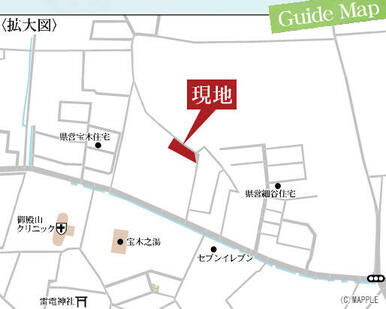 現地案内図・拡大