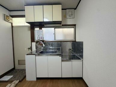 ガスコンロ設置可のキッチン