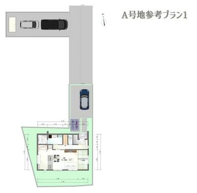 ◇参考プラン　□３台駐車可能（車種による）