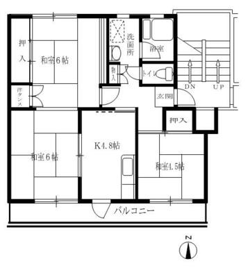 部屋の平面図になります。