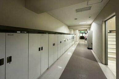 トランクルーム完備。各戸1つ無料