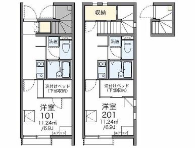 代表的な間取のため実際の間取とは異なる場合があります