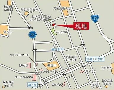現地案内図