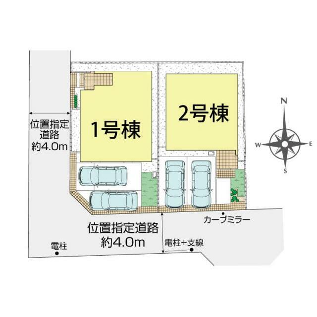 小平市鈴木町1丁目2棟 区画図