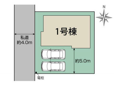 鎌ケ谷市くぬぎ山2丁目1棟 区画図