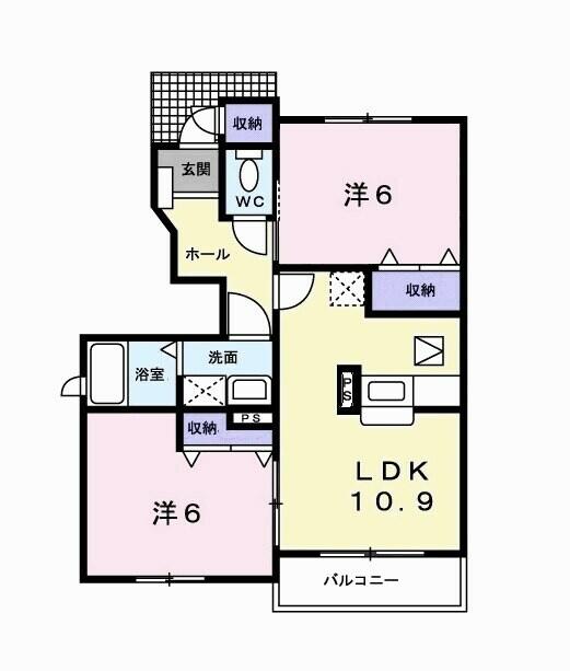 メゾンアメリカ １０２ 2ldk 福岡市博多区の貸アパートの物件情報 賃貸 アパート マンション 一戸建て Vrで新しいお部屋探し Roomアート 5ff658fcc3c8dfa2926