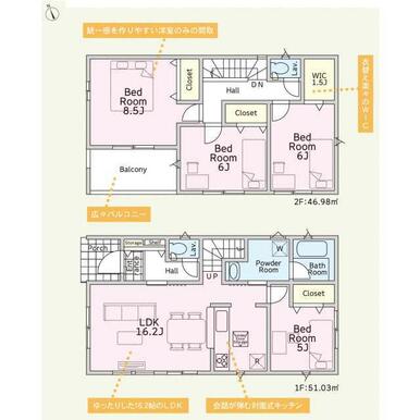 物件画像 富士宮市 大岩 (富士宮駅) 2階建 4LDK