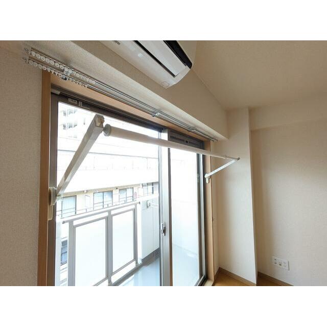 室内にも洗濯物が干せます