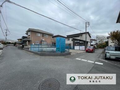 北側・西側約4M幅員の公道角地です＾＾