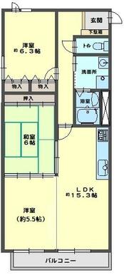 ３ＬＤＫ（２ＬＤＫとしても可）