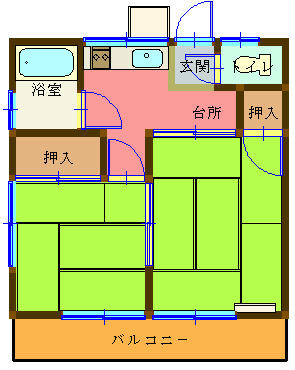 ２室とも和室