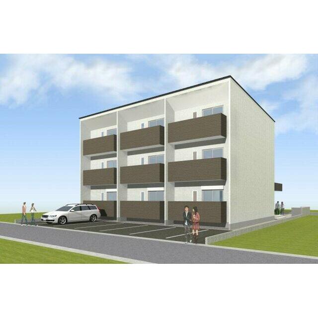 こちら、外観パースです