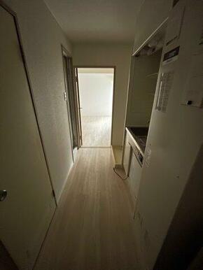 明るい玄関です