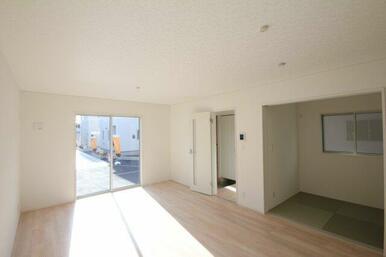 17帖のリビング