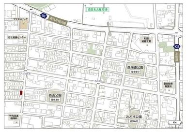 現地周辺案内図