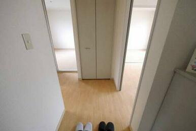 各お部屋へ行きやすい廊下が少ない動線です