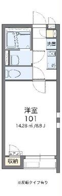 代表的な間取のため実際の間取とは異なる場合があります
