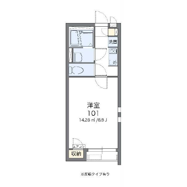代表的な間取のため実際の間取とは異なる場合があります