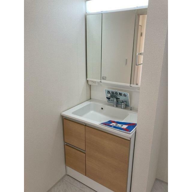 お化粧やヘアセットが楽しくなる洗面スペース（2号棟）