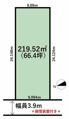 ライトレール『粟島駅』徒歩5分！奥田北小学校まで約750ｍの好立地！