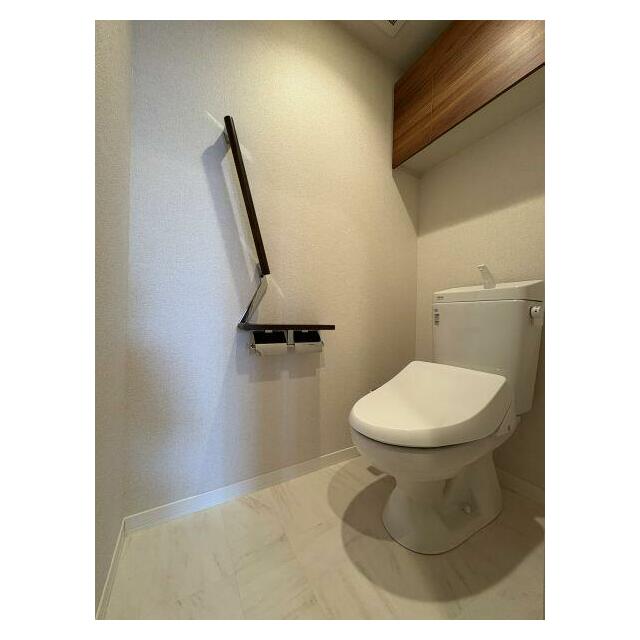 トイレは温水洗浄便座でございます