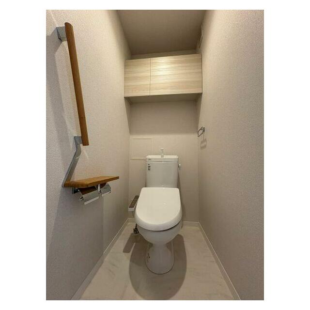 トイレは温水洗浄便座でございます