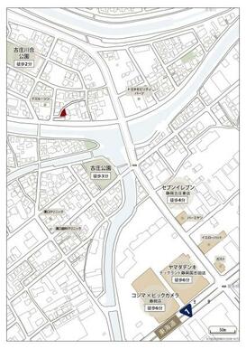 現地周辺案内図