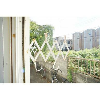 物干し竿掛け有