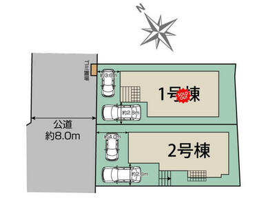 葉市若葉区小倉台6丁目2棟 区画図