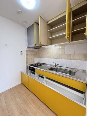 キッチン　収納スペース良好です