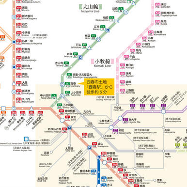 名鉄路線図